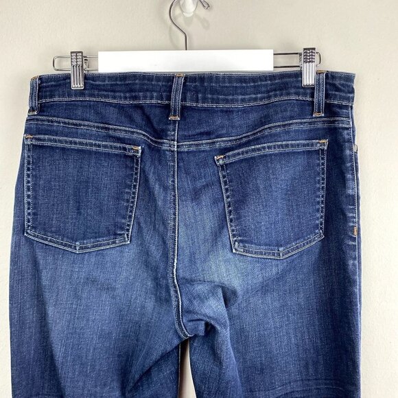 Eileen Fisher Skinny Jeans Dark Denim 12 - Picture 6 of 8